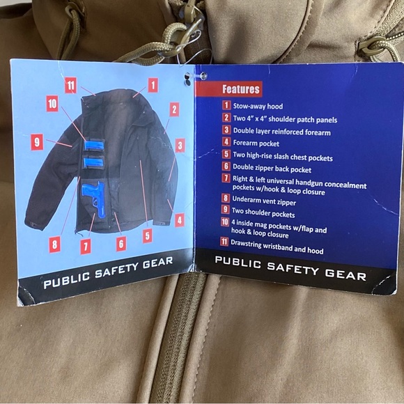 Rothco Concealed Carry Tactical men’s jacket NWT - Picture 12 of 15